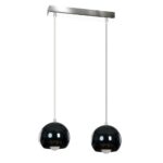 Lampa wisząca BALL czarna 2-punktowa 400/2