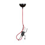 Lampa wisząca BOBI czarna 1-punktowa 537/1
