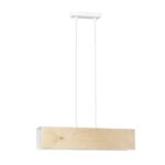 Lampa wisząca CARLO biała 2-punktowa 611/2