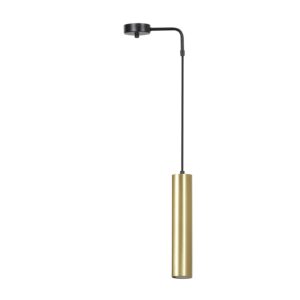 Lampa wisząca GOLDI czarna/złota 1-punktowa 457/1