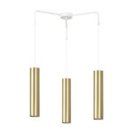 Lampa wisząca GOLDI PREMIUM biała/złota 3-punktowa 458/3PREM