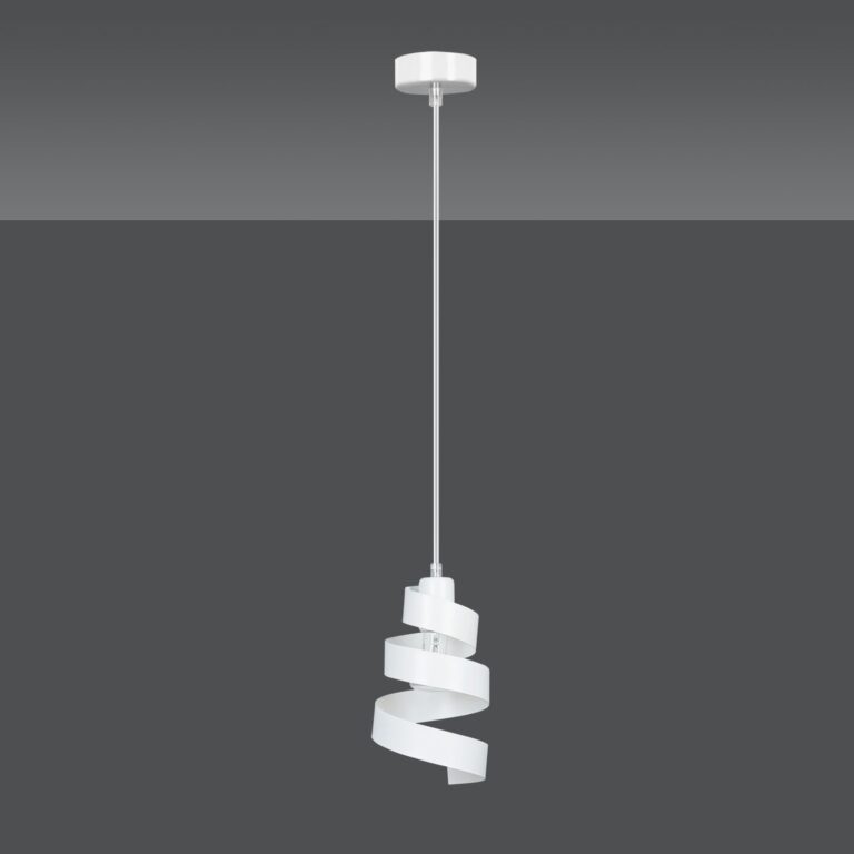 Lampa wisząca SAGA biała 1-punktowa 351/1