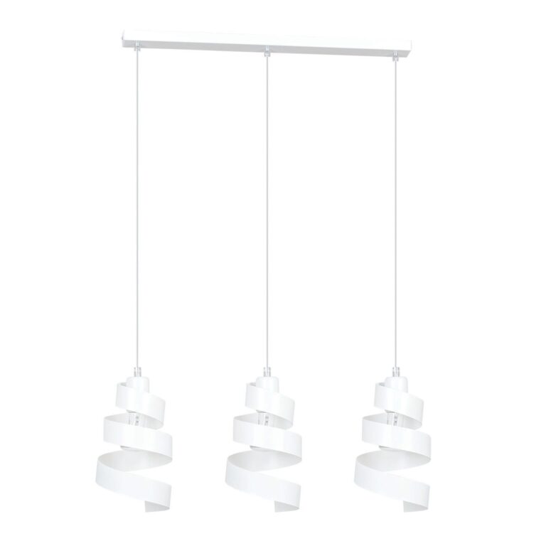 Lampa wisząca SAGA biała 3-punktowa 351/3