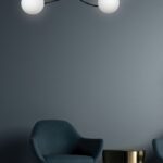 Lampa sufitowa SELBI czarna 4-punktowa 734/4B