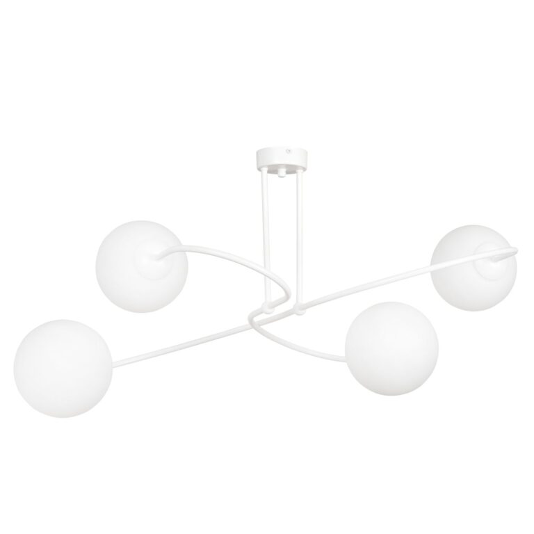 Lampa sufitowa SELBI biała 4-punktowa 734/4W