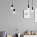 Lampa wisząca TRAKER czarna/czarna 4-punktowa 524/4