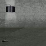 Lampa podłogowa nocna TRAPO LP1 czarna / czarna 1-punktowa 570/1
