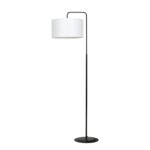 Lampka stołowa nocna TRAPO LP1 czarna / biała 1-punktowa 570/2