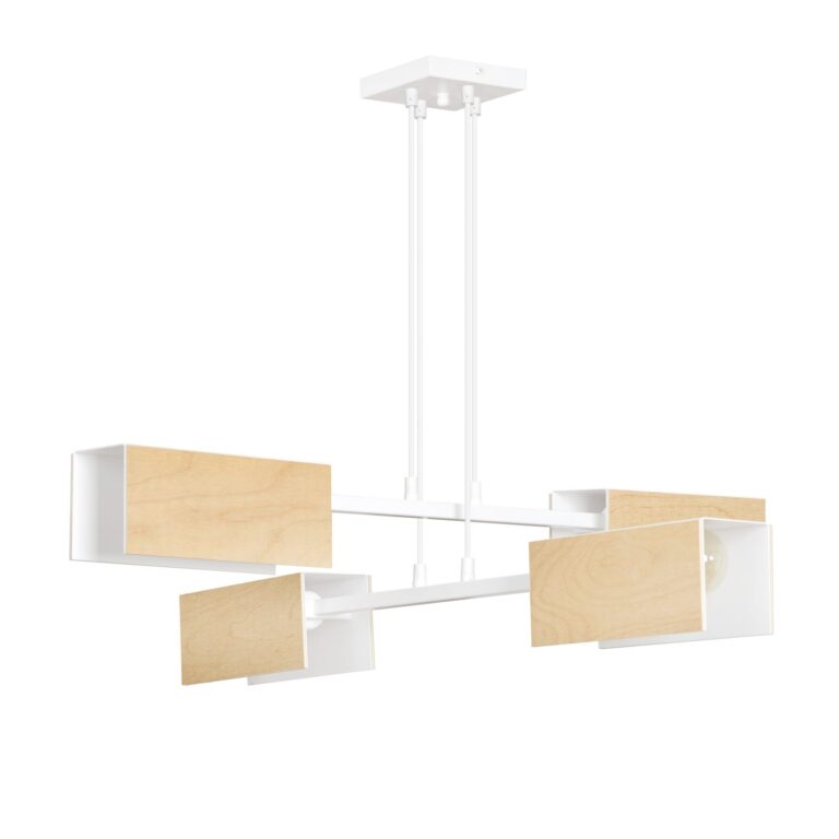 Lampa wisząca ZAPER biała 4-punktowa 617/4