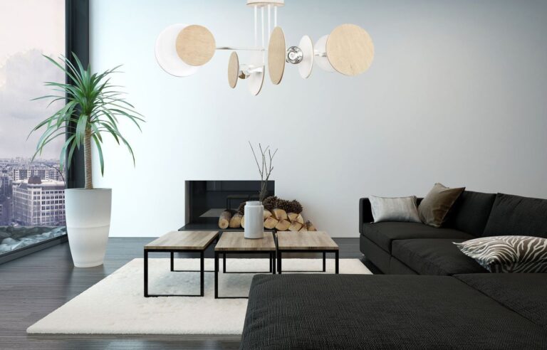 Lampa sufitowa ZITA biała 4-punktowa 174/4