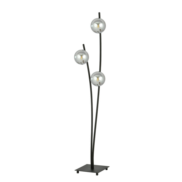 HUNTER LP3 Czarna Grafitowa Lampa Podłogowa Nowoczesna Led 1100/LP3