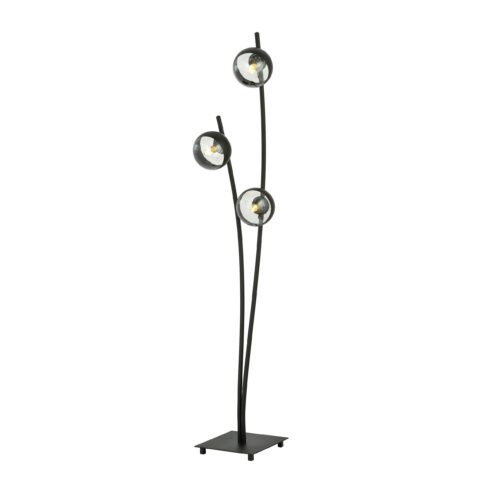 HUNTER LP3 Czarna Lampa Podłogowa Nowoczesna Led 1101/LP3