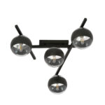 SMART 4 Czarna Lampa Sufitowa Nowoczesna Led 1105/4
