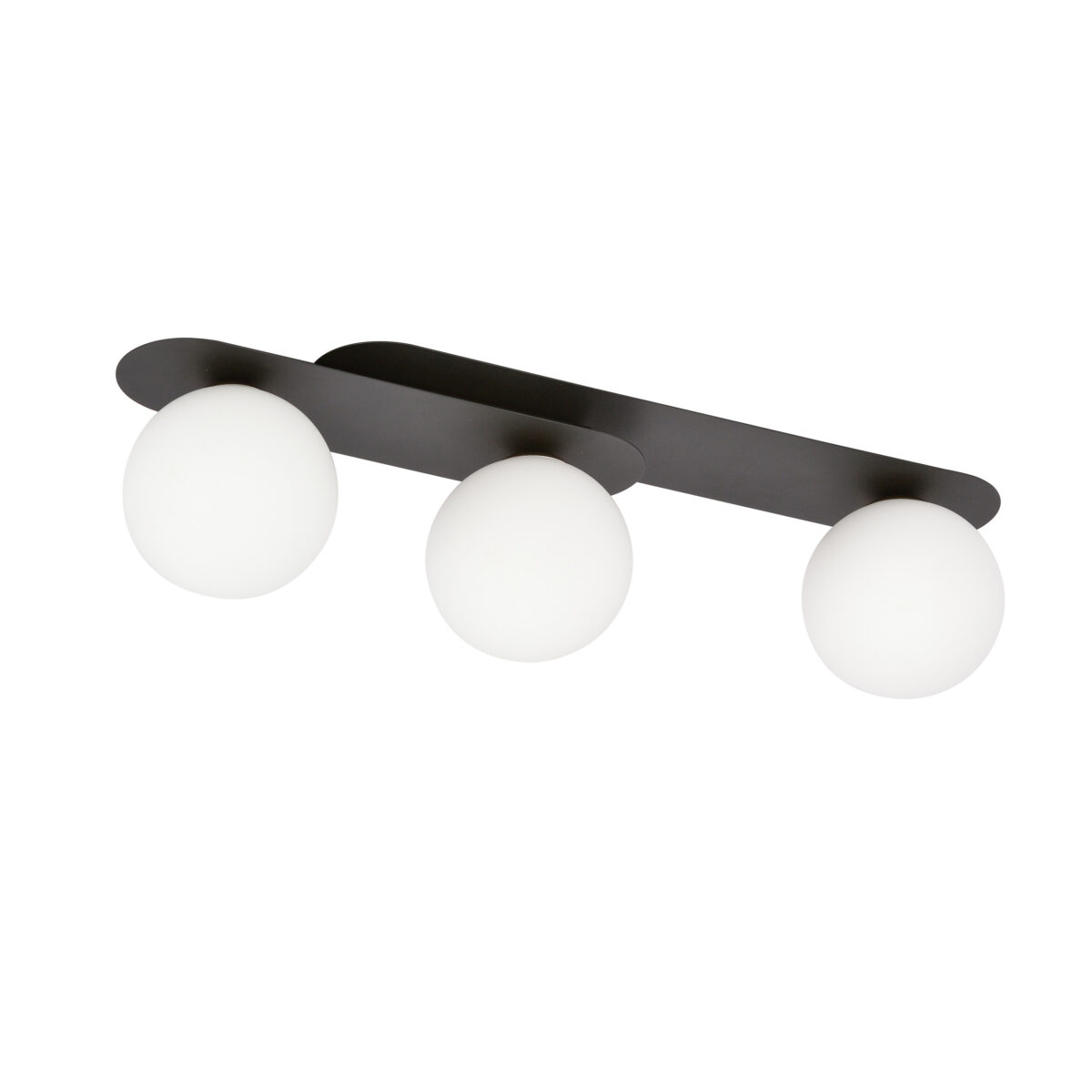 PLAZA 3 Czarna Lampa Sufitowa Nowoczesna Led 1118/3