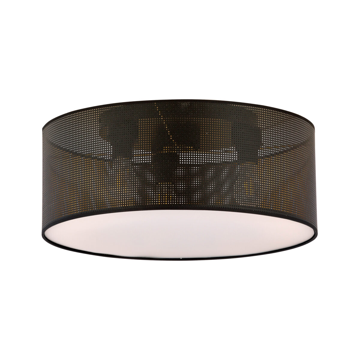 ASTON 3 Czarna Złota Lampa Sufitowa Nowoczesna Led 1148/3