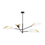 VENE 4 Biała Złota Lampa Sufitowa Nowoczesna Led 1159/4