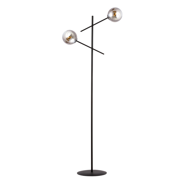 LINEAR LP2 Czarna Grafitowa Lampa Podłogowa Nowoczesna Led 1167/LP2