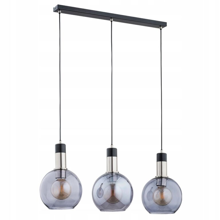 MAYA Czarna lampa wisząca nowoczesna 3 punktowa Led 62164