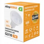 Żarówka LED GU10 7W 610lm 4500K barwa neutralna EP0131 ecoPLANET